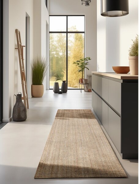 Naturalny chodnik z juty 80x200 cm Bouclé – Hanse Home