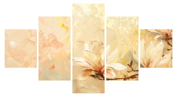 Obraz - Kwiaty (125x70 cm)