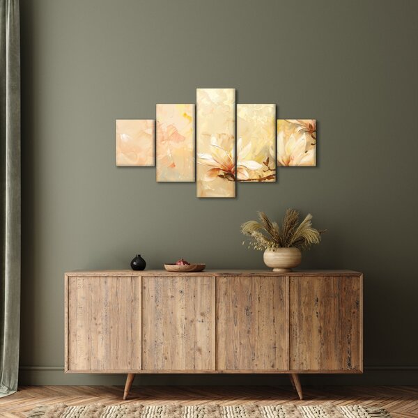 Obraz - Kwiaty (125x70 cm)