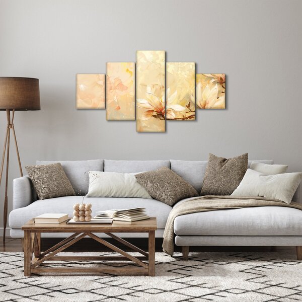 Obraz - Kwiaty (125x70 cm)