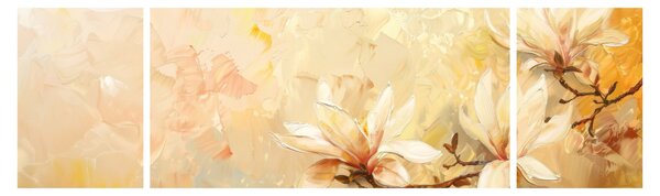 Obraz - Kwiaty (170x50 cm)