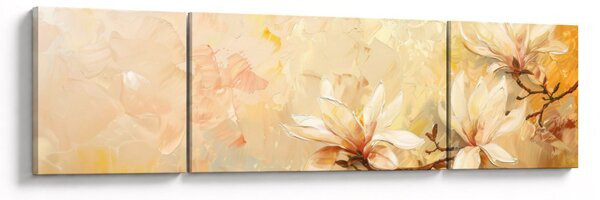 Obraz - Kwiaty (170x50 cm)