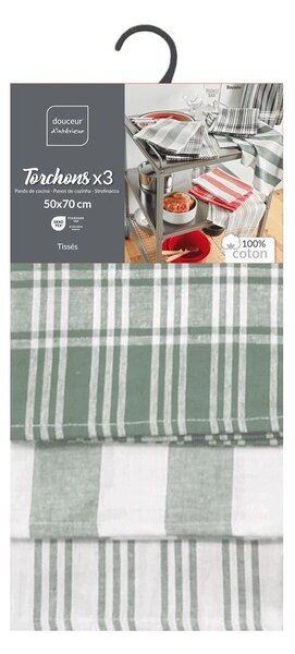 Bawełniane ścierki zestaw 3 szt. 50x70 cm Bayado – douceur d'intérieur