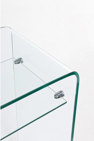 Szklana konsola 35x110 cm Iride – Bizzotto