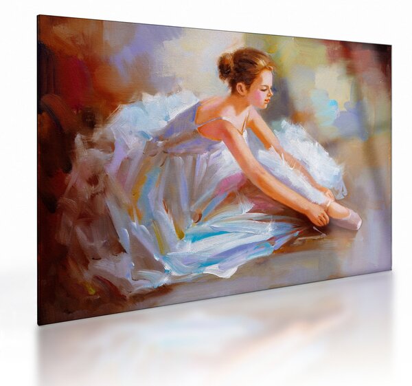 Obraz na szkle - Balerina (70x50 cm)