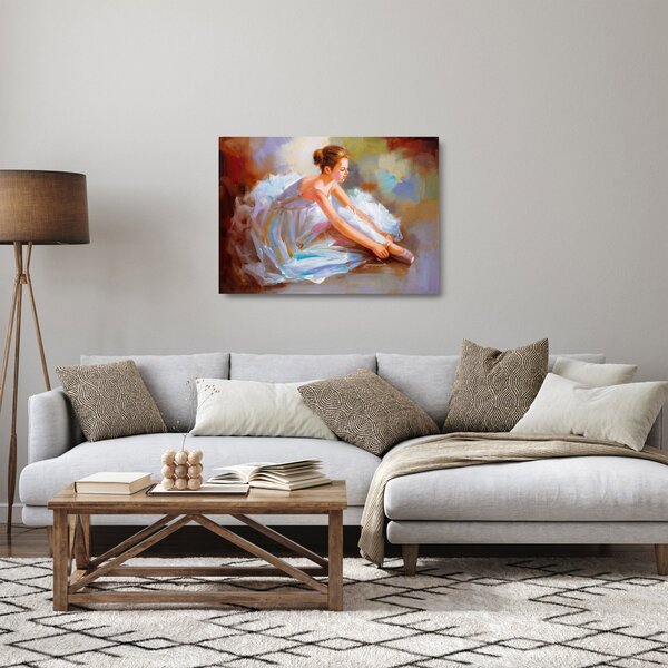 Obraz na szkle - Balerina (70x50 cm)