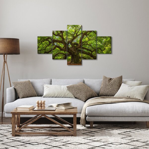 Obraz - Zielone drzewo (125x70 cm)