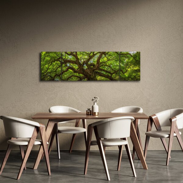 Obraz - Zielone drzewo (170x50 cm)