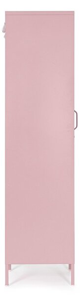 Jasnoróżowa metalowa szafka z zamkiem 38x185x46 cm Cambridge – Yes Everyday