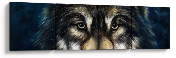 Obraz - Wilk (170x50 cm)