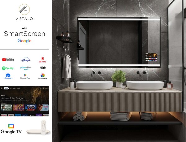LED lustro do łazienki z oświetleniem M11