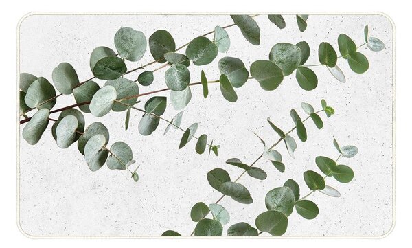Biało-zielony dywan 45x75 cm Stevia – douceur d'intérieur