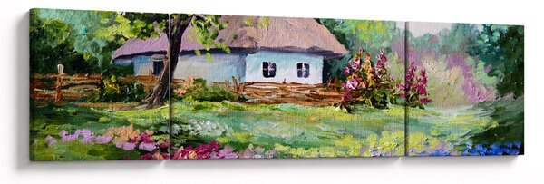 Obraz - Domek (170x50 cm)