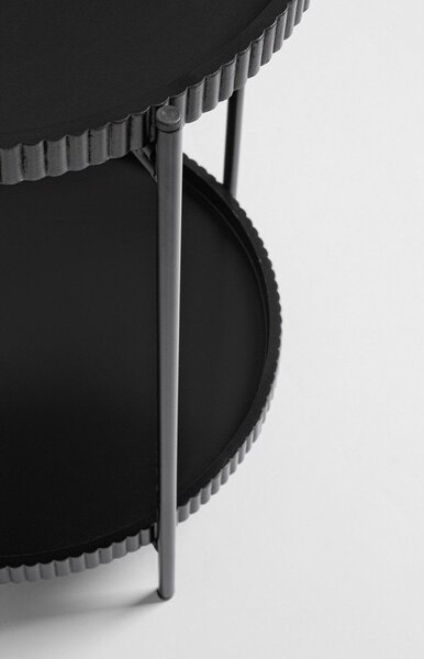 Metalowy okrągły stolik ø 42 cm Herdys – Yes Everyday