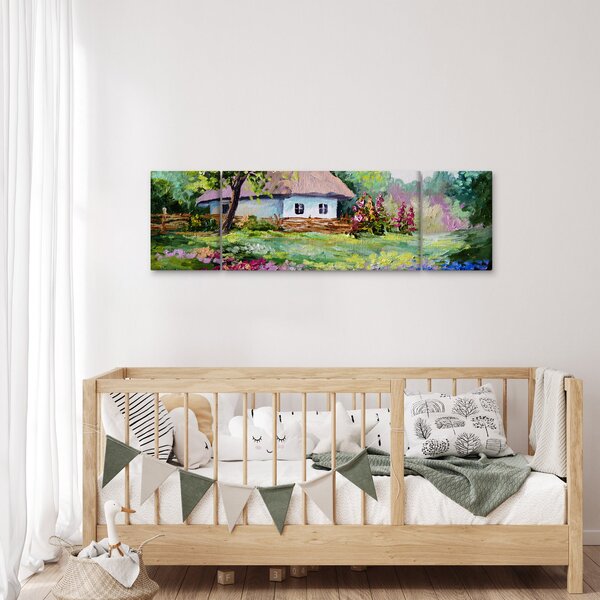 Obraz - Domek (170x50 cm)