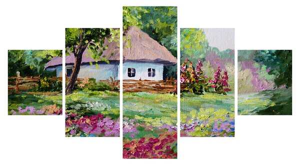 Obraz - Domek (125x70 cm)