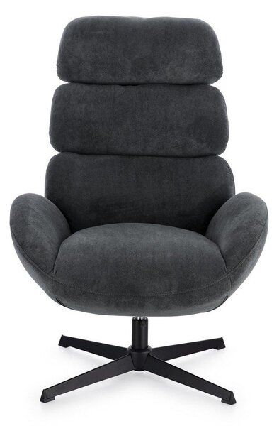 Czarny obrotowy fotel Violante – Bizzotto