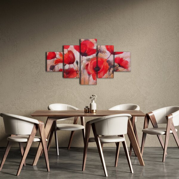 Obraz - Wilcze maki (125x70 cm)