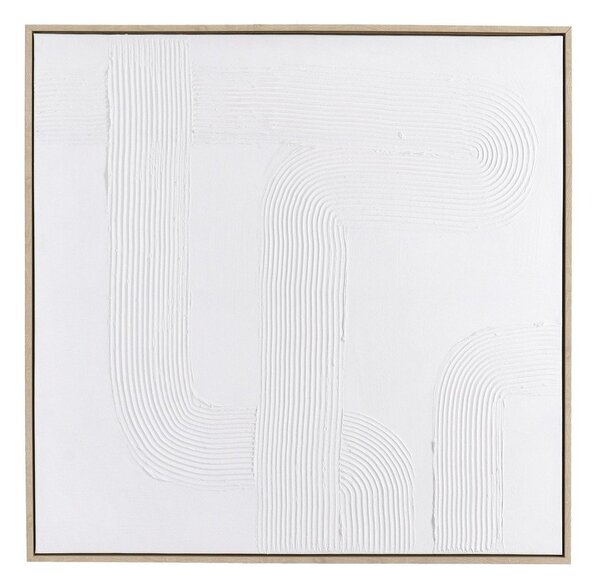 Ręcznie malowany obraz na płótnie z ramą w zestawie 83x83 cm Texture – Bizzotto