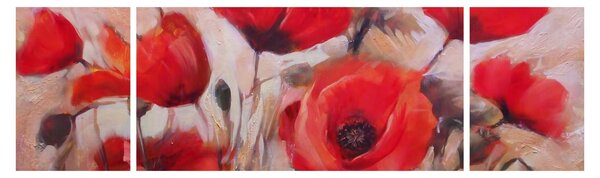 Obraz - Wilcze maki (170x50 cm)