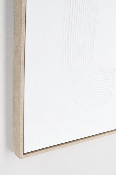 Ręcznie malowany obraz na płótnie z ramą w zestawie 83x83 cm Texture – Bizzotto