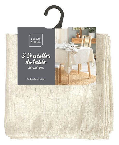 Tekstylna serwetka 40x40 cm Pauline – douceur d'intérieur