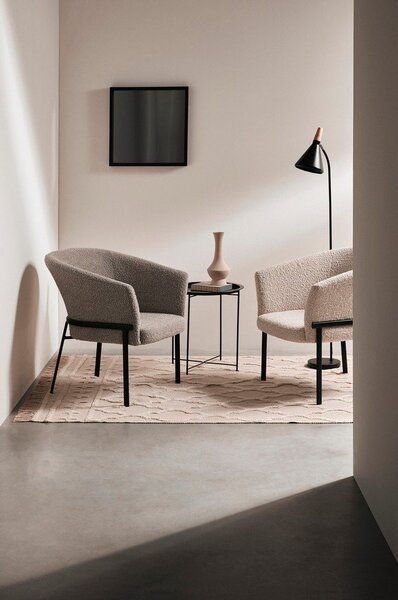 Metalowy okrągły stolik ø 47 cm Hilmar – Yes Everyday