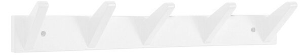 Biały wieszak ścienny z litego drewna brzozowego 57 cm Daiki – Yes Everyday