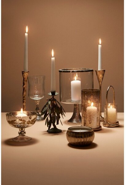 Metalowe świeczniki zestaw na świeczkę typu tealight 2 szt. Sagar – Bizzotto