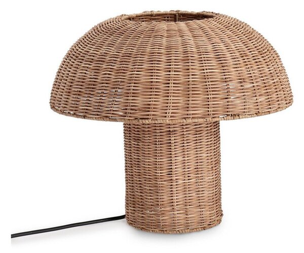Rattanowa lampa stołowa LED w naturalnym kolorze z rattanowym kloszem (wysokość 40 cm) Irele – Bizzotto