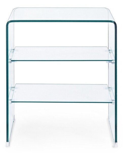 Szklany stolik 40x50 cm Iride – Bizzotto