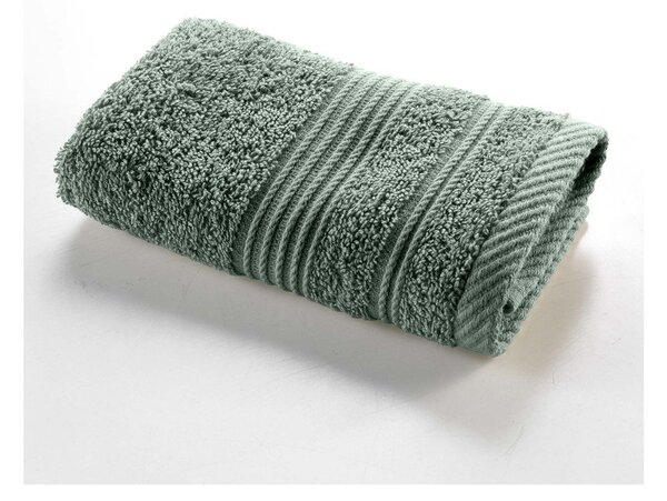 Szałwiowy bawełniany ręcznik frotte 30x50 cm Tendresse – douceur d'intérieur