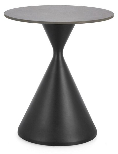 Okrągły stolik z blatem w dekorze marmuru ø 50 cm Joona – Bizzotto