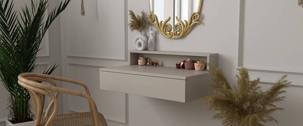 Toaletka / konsola wisząca "LENA PLUS" kaszmir 75cm