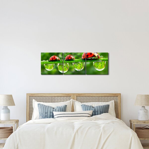 Obraz - Sunshine of the Seven Suns (z zegarem) (90x30 cm)