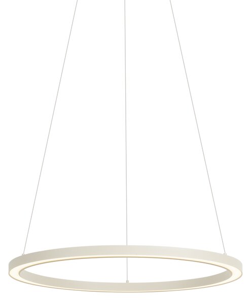 Lampa wisząca Design Beżowa 60cm z LED Ściemnianą 3-stopniowo - Girello