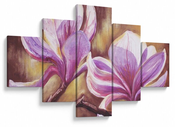 Obraz - Kwiaty magnolii (125x70 cm)