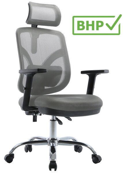Ergonomiczne krzesło biurowe Jokasta, zgodne z normą BHP