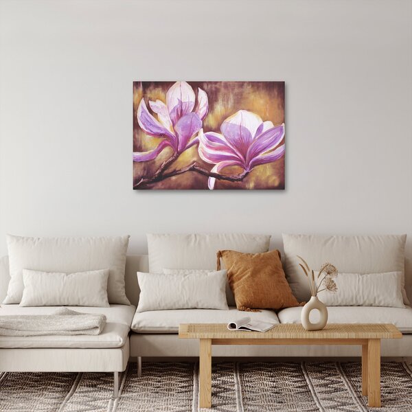 Obraz - Kwiaty magnolii (70x50 cm)