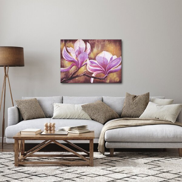 Obraz - Kwiaty magnolii (70x50 cm)