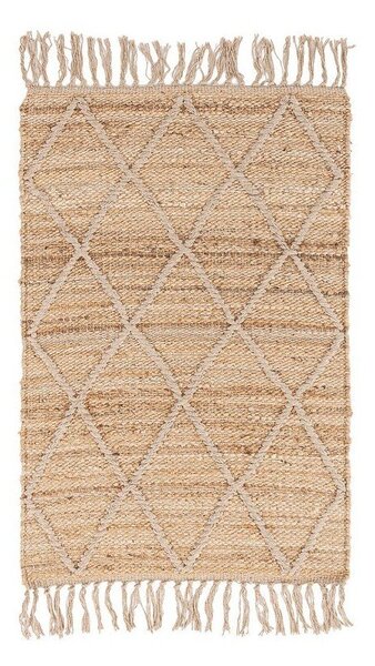 Dywan z juty tkany ręcznie w naturalnym kolorze 60x90 cm Shaila – Yes Everyday