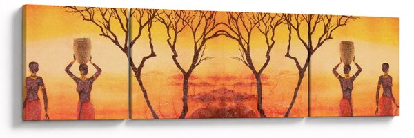 Obraz - Afrykańska sawanna (170x50 cm)