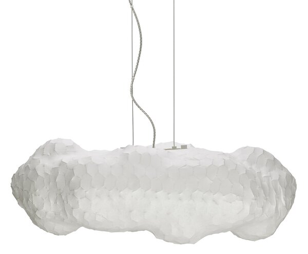 Lampa Wisząca By Rydéns, Nuevo, ściemnialny, biały, jadalnia, tworzywo sztuczne