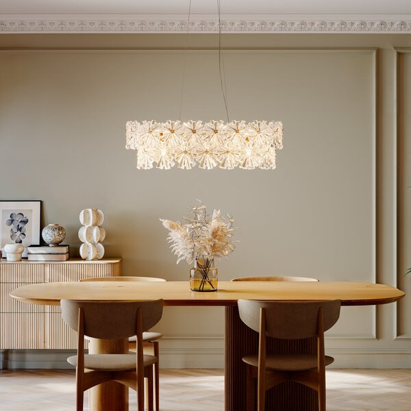 Lampa Wisząca By Rydéns, Lorraine, ściemnialny, transparentny, jadalnia, tworzywo sztuczne