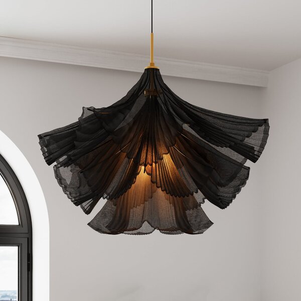 Lampa Wisząca By Rydéns, Juliette, ściemnialny, czarny, jadalnia, metal, design