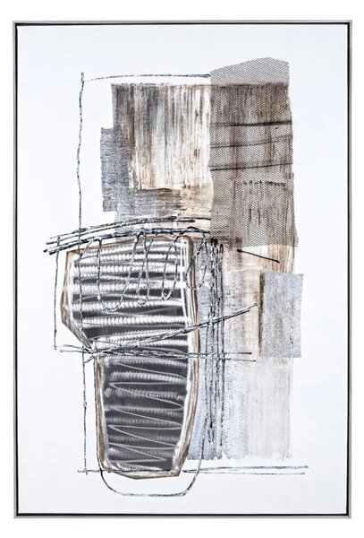 Obraz na płótnie z ramą w zestawie 82,5x122,5 cm Crown – Bizzotto