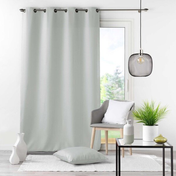 Jasnoszara zasłona 140x260 cm Essentiel – douceur d'intérieur