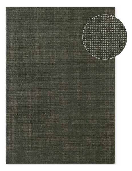 Ciemnozielony wełniany dywan tkany ręcznie 120x170 cm Greenwich – Ted Baker