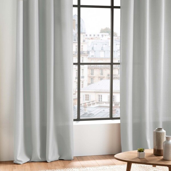 Jasnoszara zasłona 140x260 cm Essentiel – douceur d'intérieur