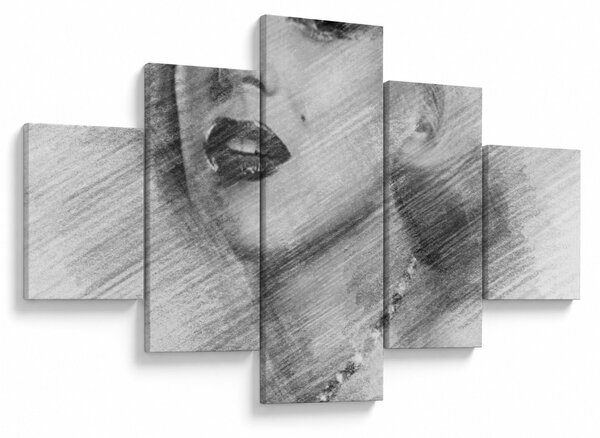 Obraz - Portret Marilyn Monroe (125x70 cm)